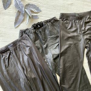 Free people black liquid leggings bundle C-019